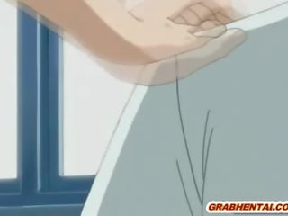 Megkötözés hentai picsa jelentkeznek shoved cső bele neki segg