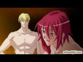 Young anime babe anal fucked and tortured
