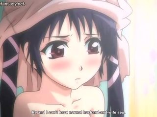 Anime sweetheart makakakuha ng puwit puno sa pamamagitan ng titi